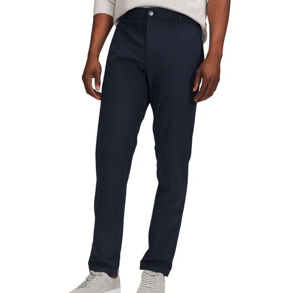 Lululemon Commission Pant Classic Warpstreme True Navy Men's 38 x 33 EUC - Picture 1 of 10